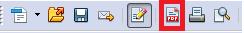 “Export to Directory as PDF” button on Openoffice Writer toolbar