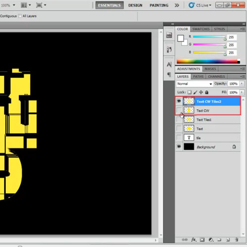 Changing orientation of the layer