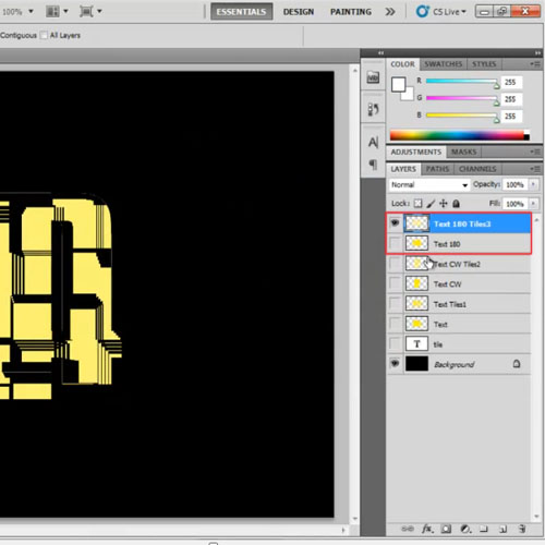 Changing orientation of the layer