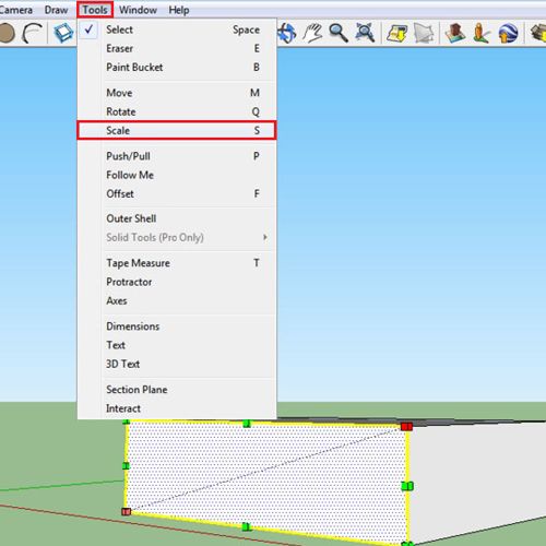 ctrl paint google sketchup