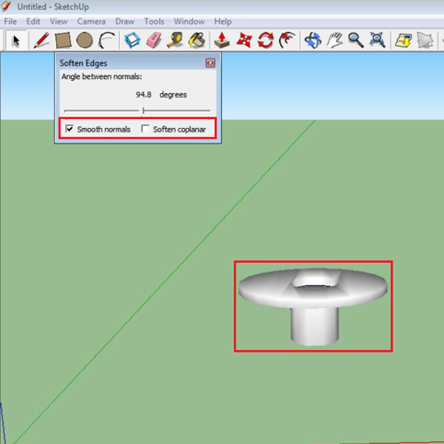 How to soften round edges in Google SketchUp - HowTech