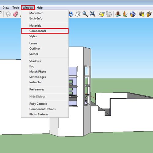 google sketchup tutorial components