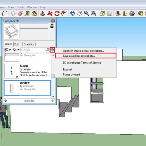 Sketchup как включить component options