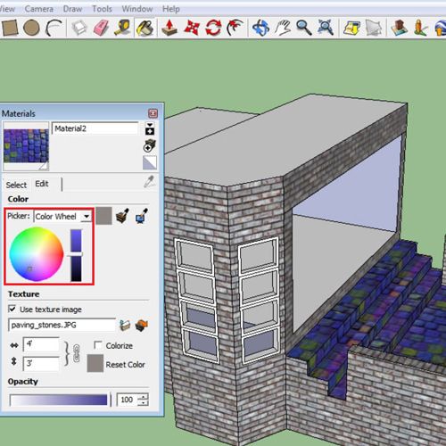 How to apply and edit materials in Google SketchUp | HowTech