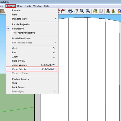 how to match the camera view of sketchup with twinmotion