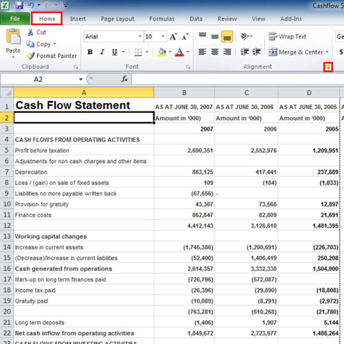 Walkthrough of the Ribbon in Excel