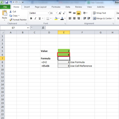 Calculate by cell reference