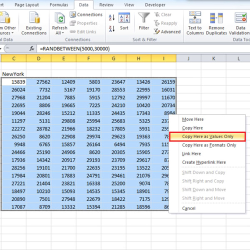 random data generator excel