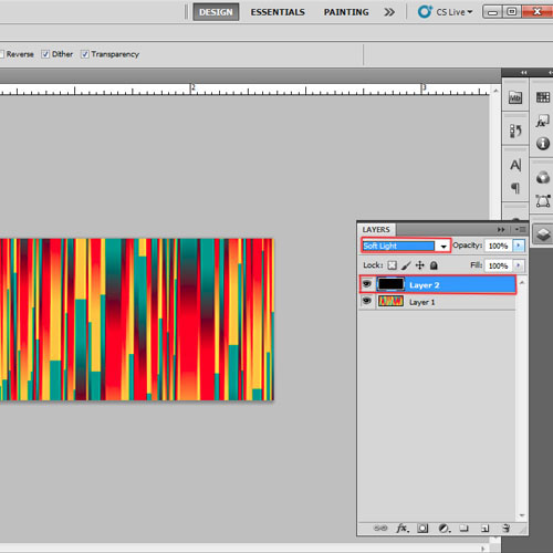 Changing layer blend mode