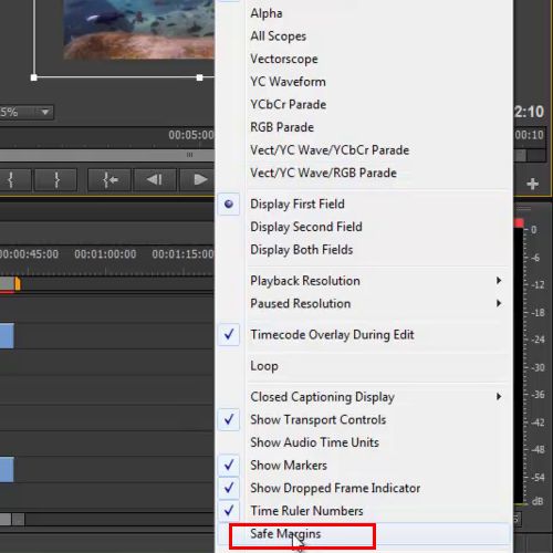 Safe margins premiere pro что это