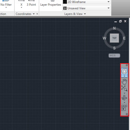 Access the navigation panel