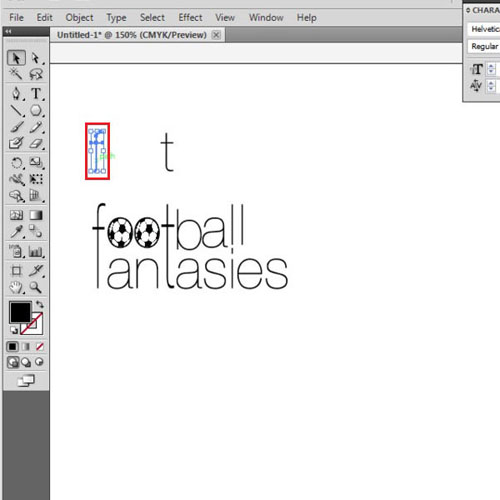 adobe illustrator fonts using the type tool
