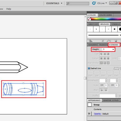 art brush illustrator