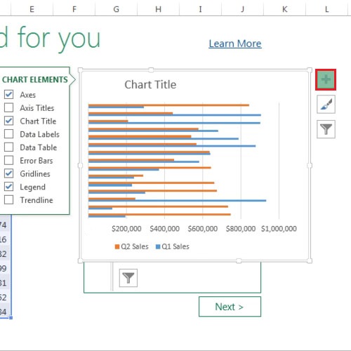 Change chart settings