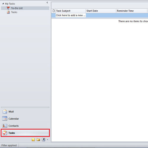 managing tasks in outlook 2010