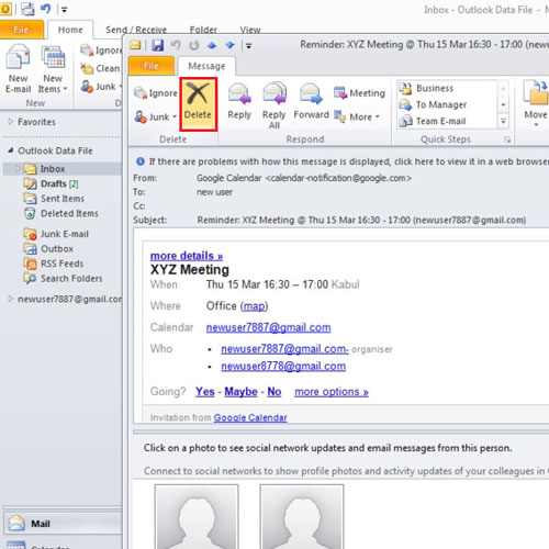 How To Delete Items In Outlook 2010 HowTech
