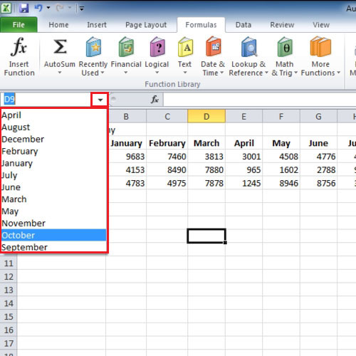 How To Name And Use Cell Ranges In Excel 2010 Howtech 2031