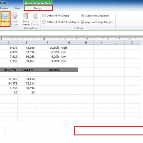 How To Insert Headers And Footers In Excel 2010 Howtech 2077