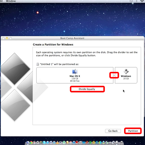 how to install windows on mac 2011