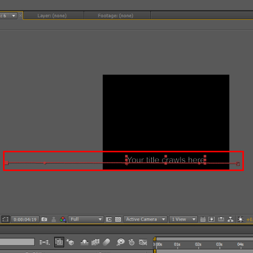 Reference rope for animation along the X-Axis