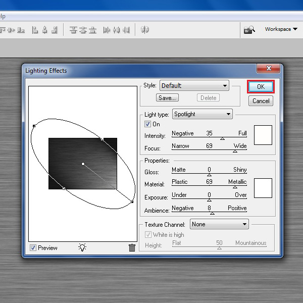 Choose settings for the filter