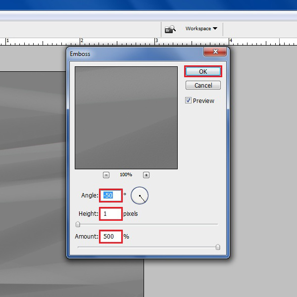 Adjust its angle, height and amount settings