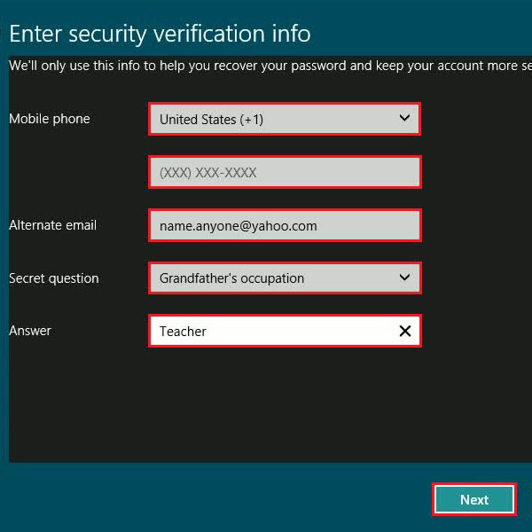 Adjust security settings