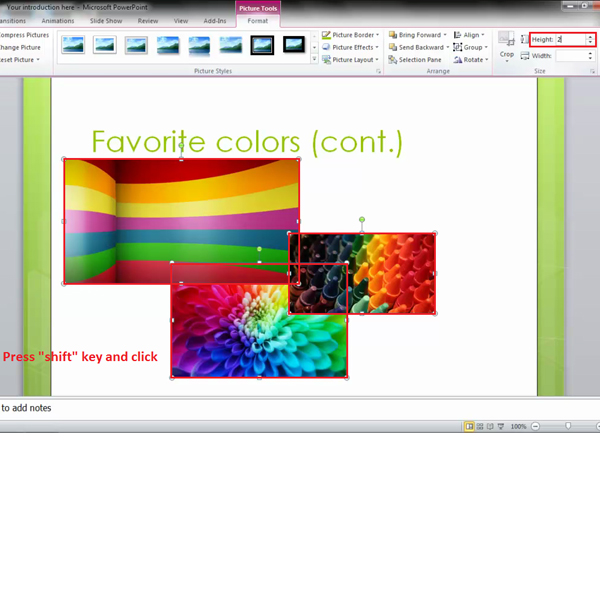 how to highlight area of picture in microsoft powerpoint