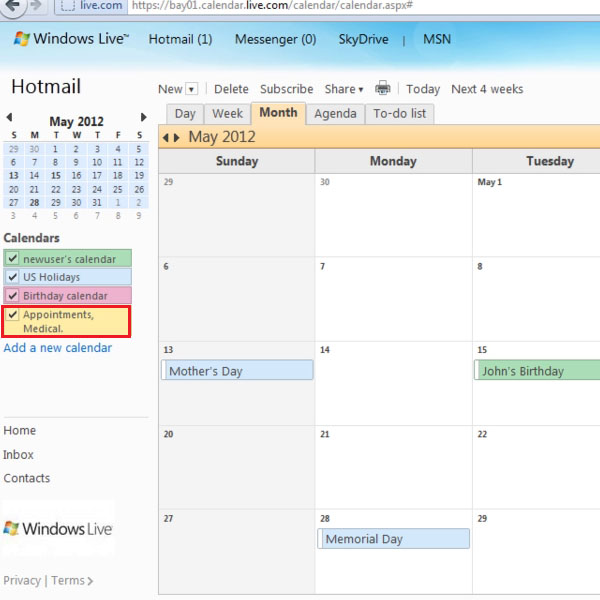 How to track dates and events with the Windows Live Calendar HowTech