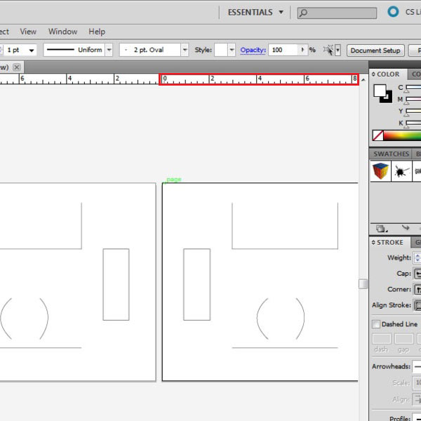 Set rulers according to the artboards