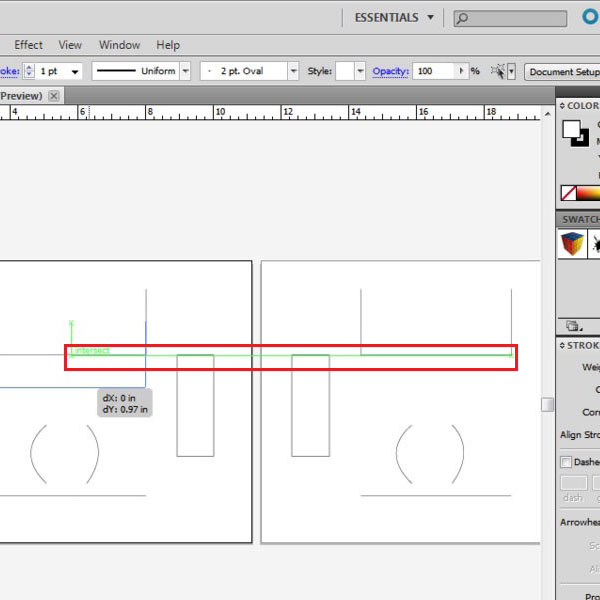 Use smart guides to align work