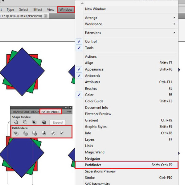 pathfinder options illustrator